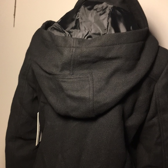 NWT Forever 21 new with tags black zip up coat M - Picture 4 of 6